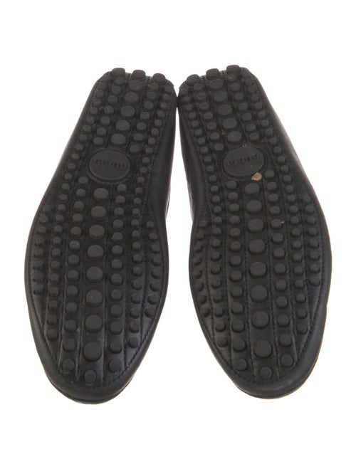 Gucci Diamante Print Leather Moccasins