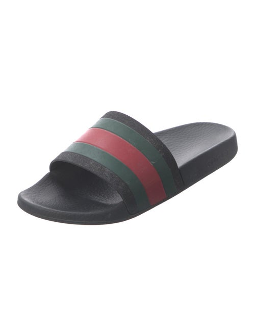 Gucci Web Accent Rubber Slides