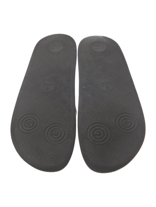 Gucci Web Accent Rubber Slides