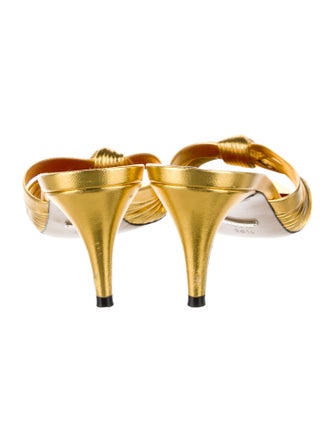 Gucci Leather Slides