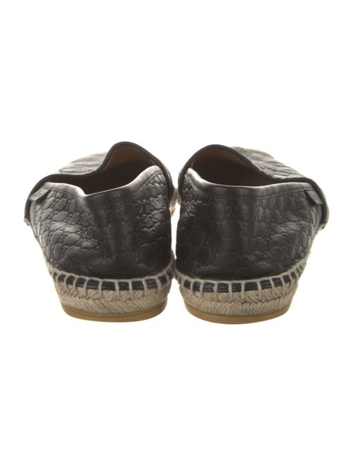 Gucci Leather Whipstitch Trim Espadrilles