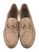 Gucci Horsebit Accent Snakeskin Dress Loafers