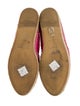 Gucci Faux Pearl Accents Whipstitch Trim Espadrilles
