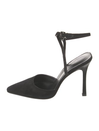 Gucci Suede Slingback Pumps