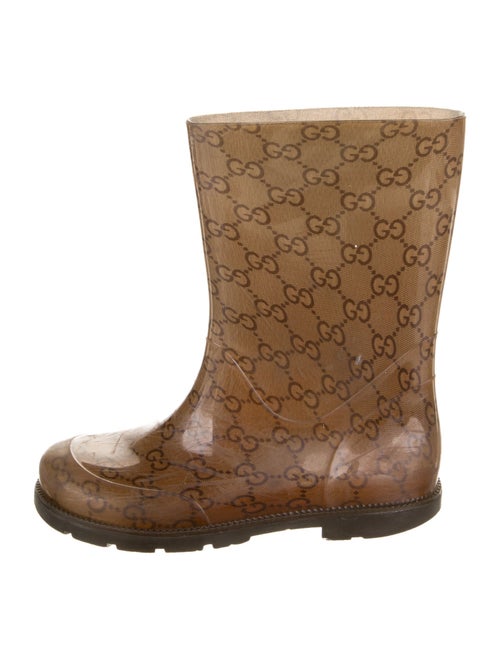 Gucci Kids' GG Rubber Rain Boots