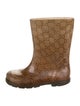 Gucci Kids' GG Rubber Rain Boots