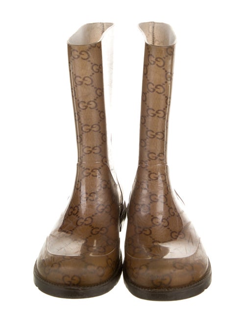 Gucci Kids' GG Rubber Rain Boots