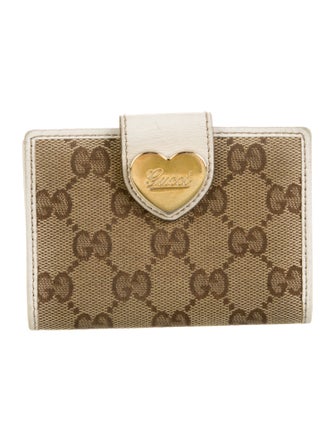 Gucci GG Canvas Canvas Compact Wallet