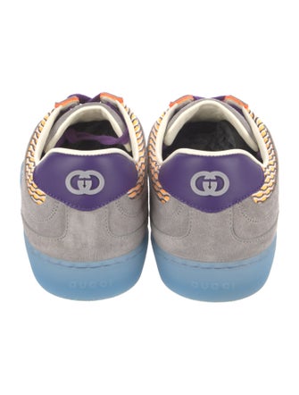 Gucci Leather Printed Sneakers