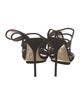 Gucci Mesh Mesh Accents Slingback Sandals