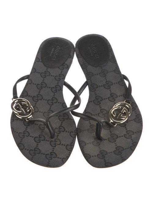 Gucci GG Canvas Canvas Slides