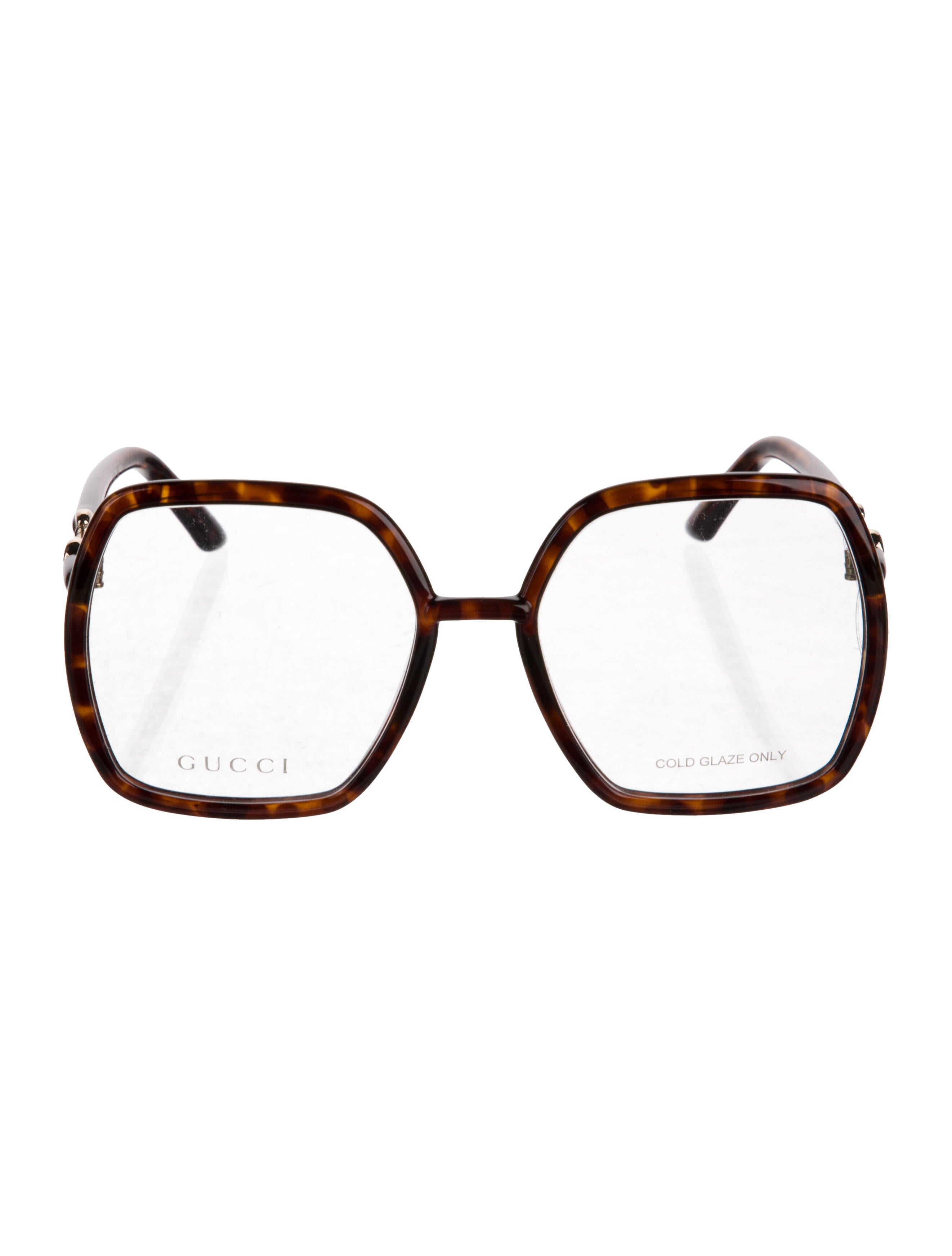 Gucci Interlocking G Logo Square Eyeglasses
