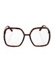 Gucci Interlocking G Logo Square Eyeglasses