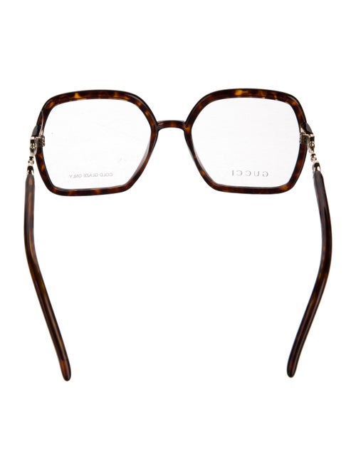Gucci Interlocking G Logo Square Eyeglasses