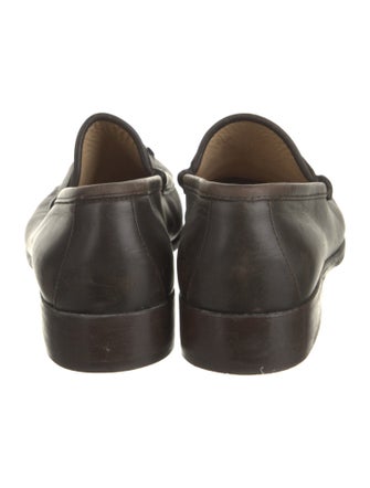 Gucci Horsebit Accent Leather Loafers