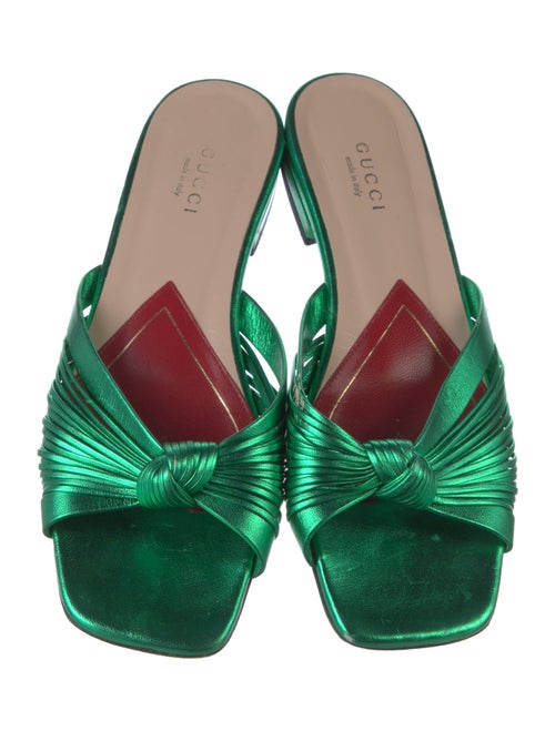 Gucci Leather Slides