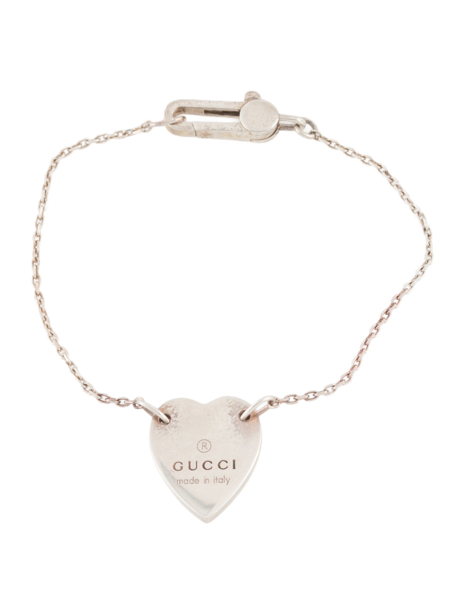 Gucci Heart Charm Bracelet