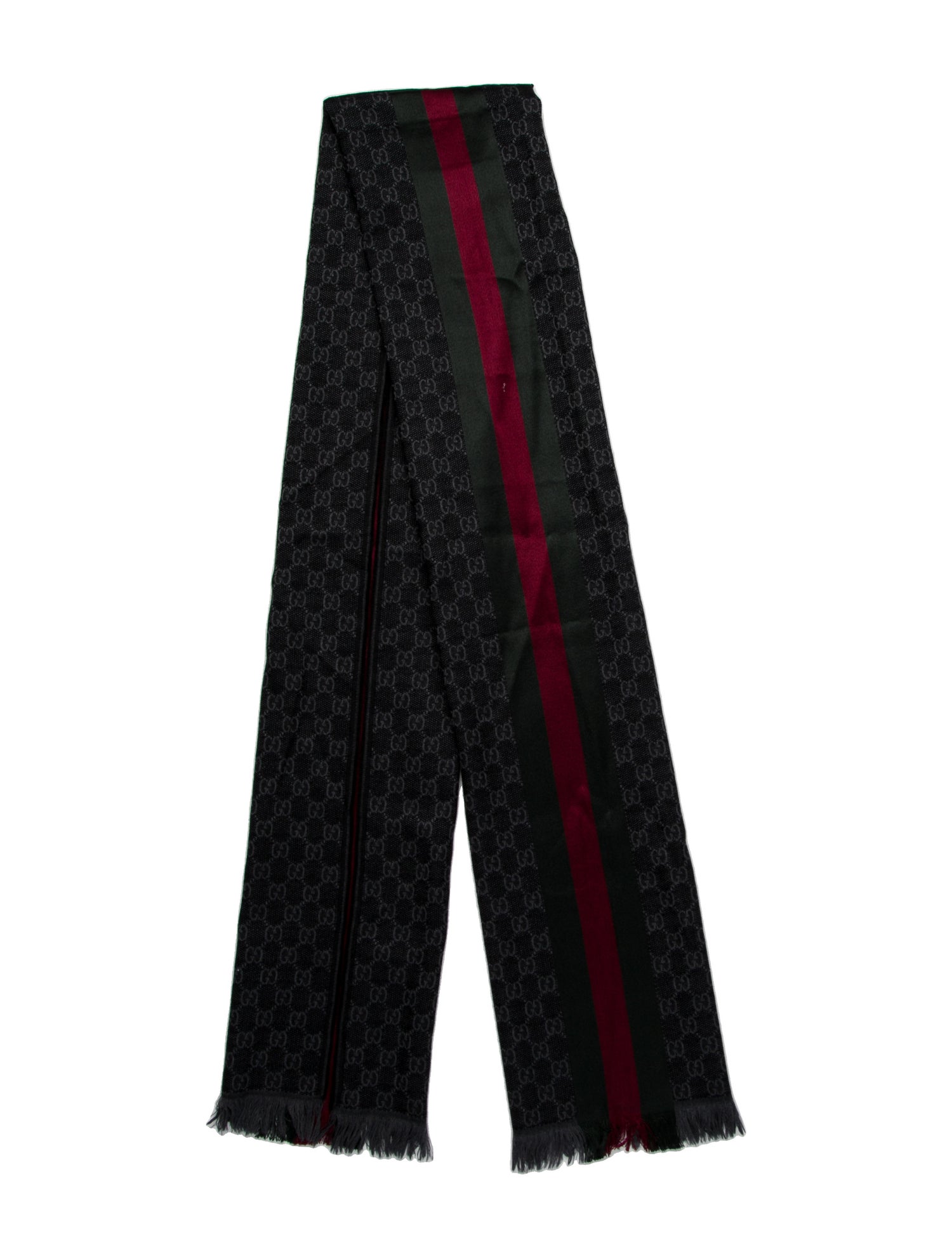 Gucci Wool Striped Scarf