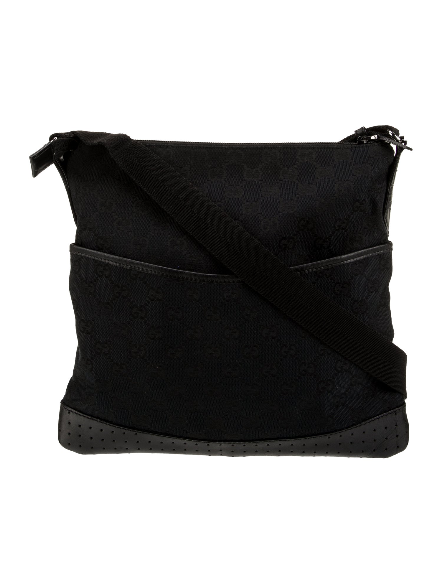 Gucci GG Canvas Messenger Bag Vintage