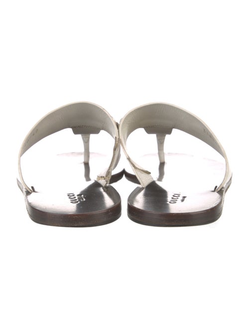 Gucci Horsebit Accent Leather Slides