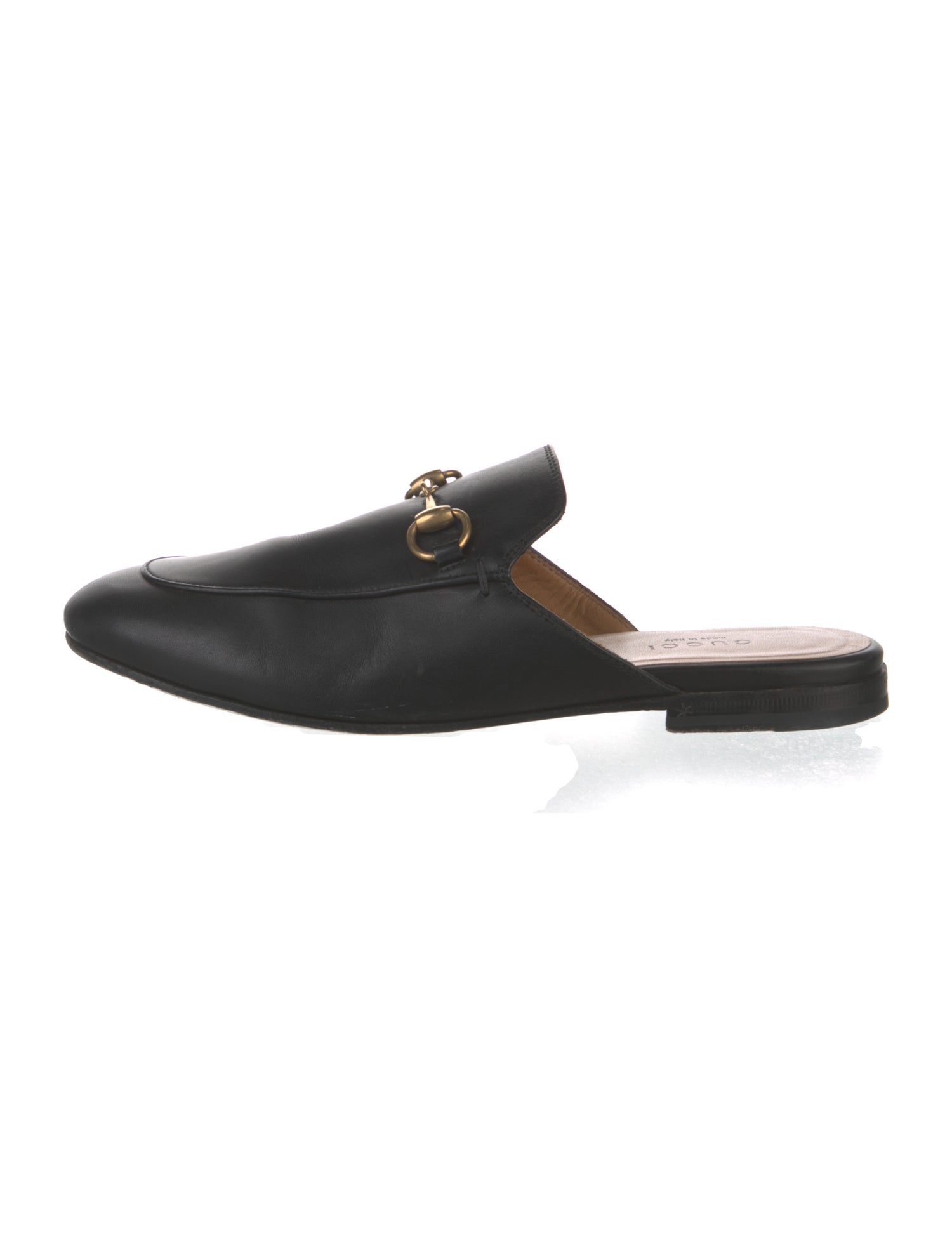 Gucci Horsebit Accent Leather Mules