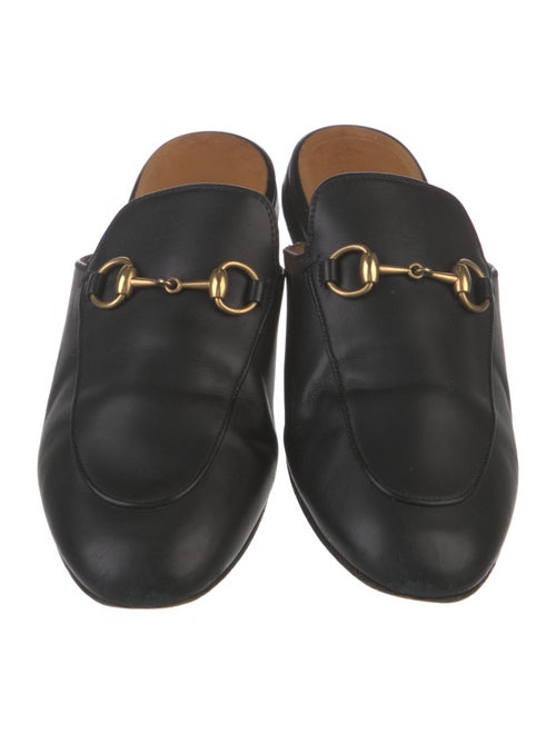 Gucci Horsebit Accent Leather Mules