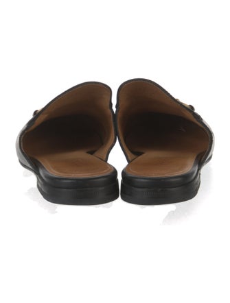 Gucci Horsebit Accent Leather Mules
