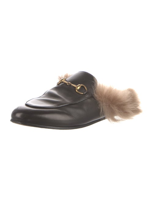 Gucci Horsebit Accent Leather Mules