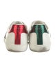 Gucci Web Accent Leather Sneakers