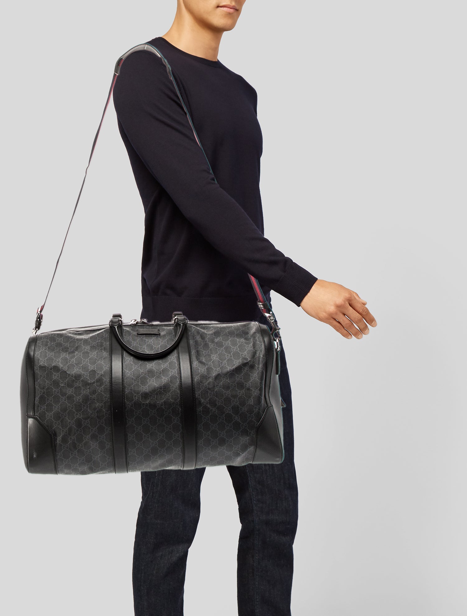 Gucci GG Supreme Weekender Bag