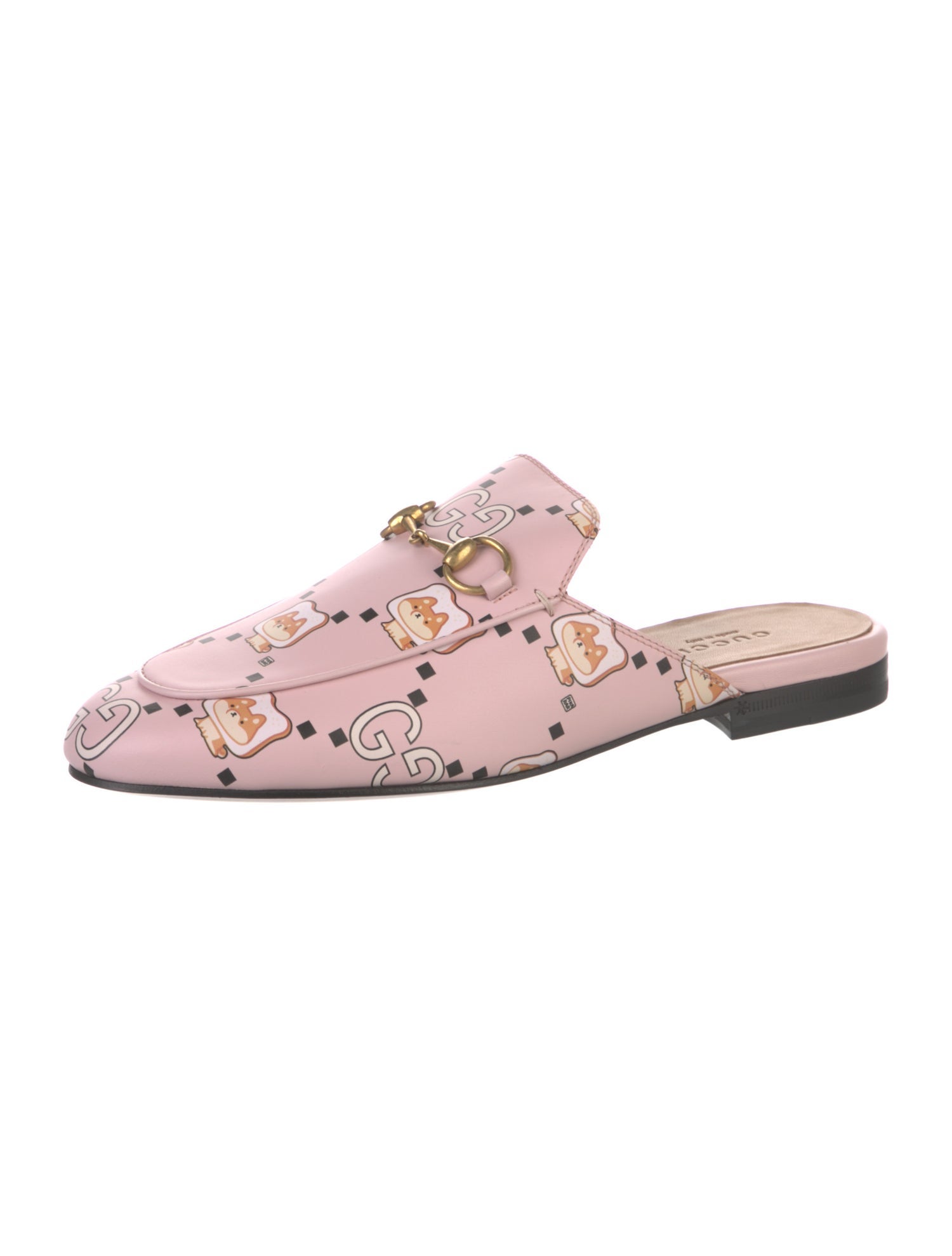 Gucci Horsebit Accent Leather Mules w/ Tags