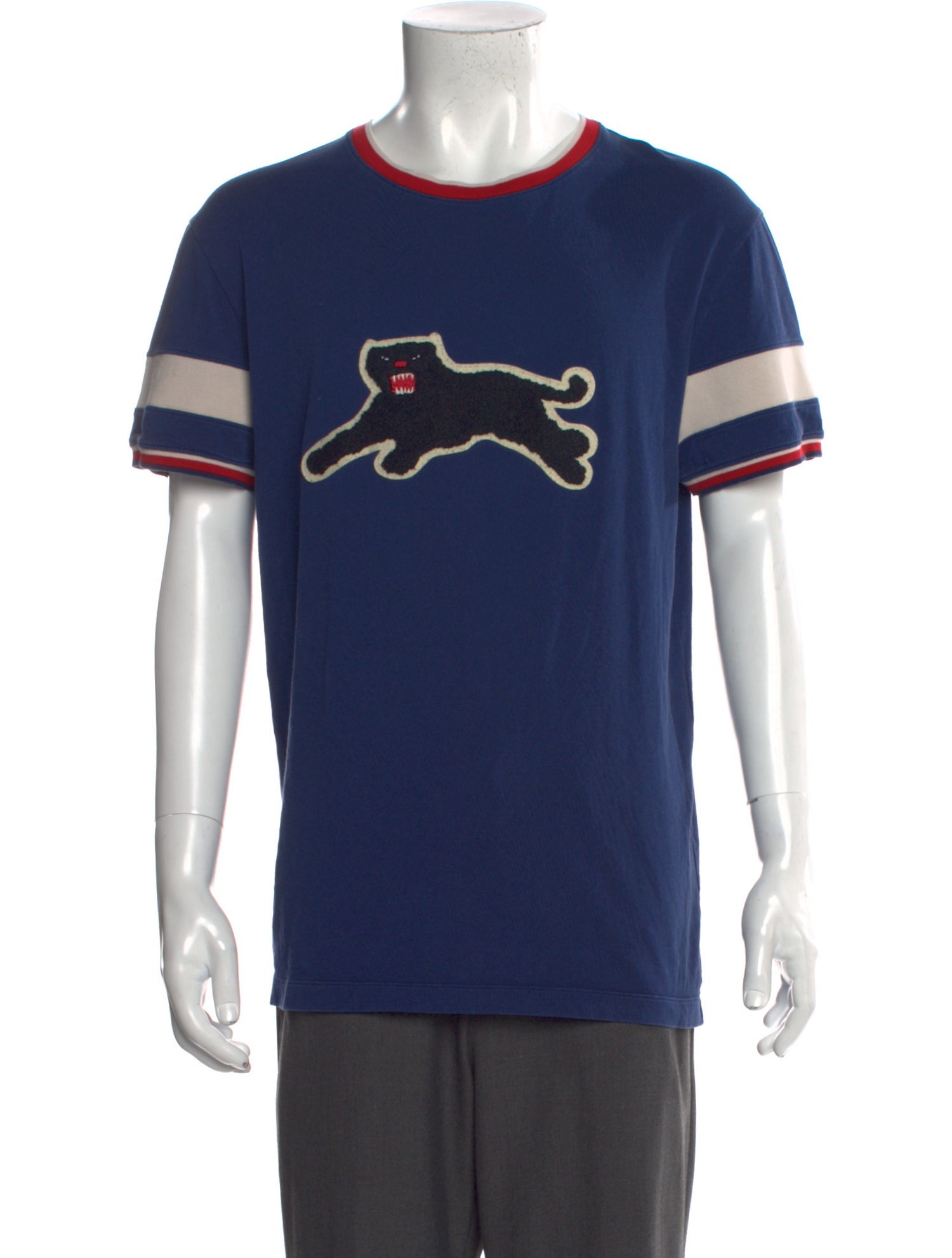 Gucci Graphic Print Crew Neck T-Shirt