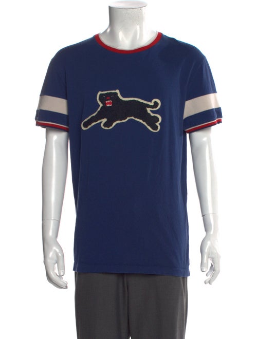 Gucci Graphic Print Crew Neck T-Shirt