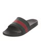 Gucci Web Accent Rubber Slides