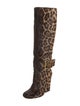 Gucci Ponyhair Animal Print Boots