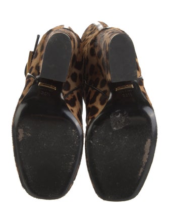 Gucci Ponyhair Animal Print Boots