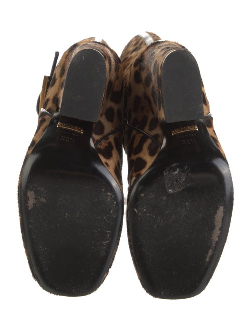 Gucci Ponyhair Animal Print Boots