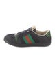 Gucci Web Accent Nubuck Sneakers