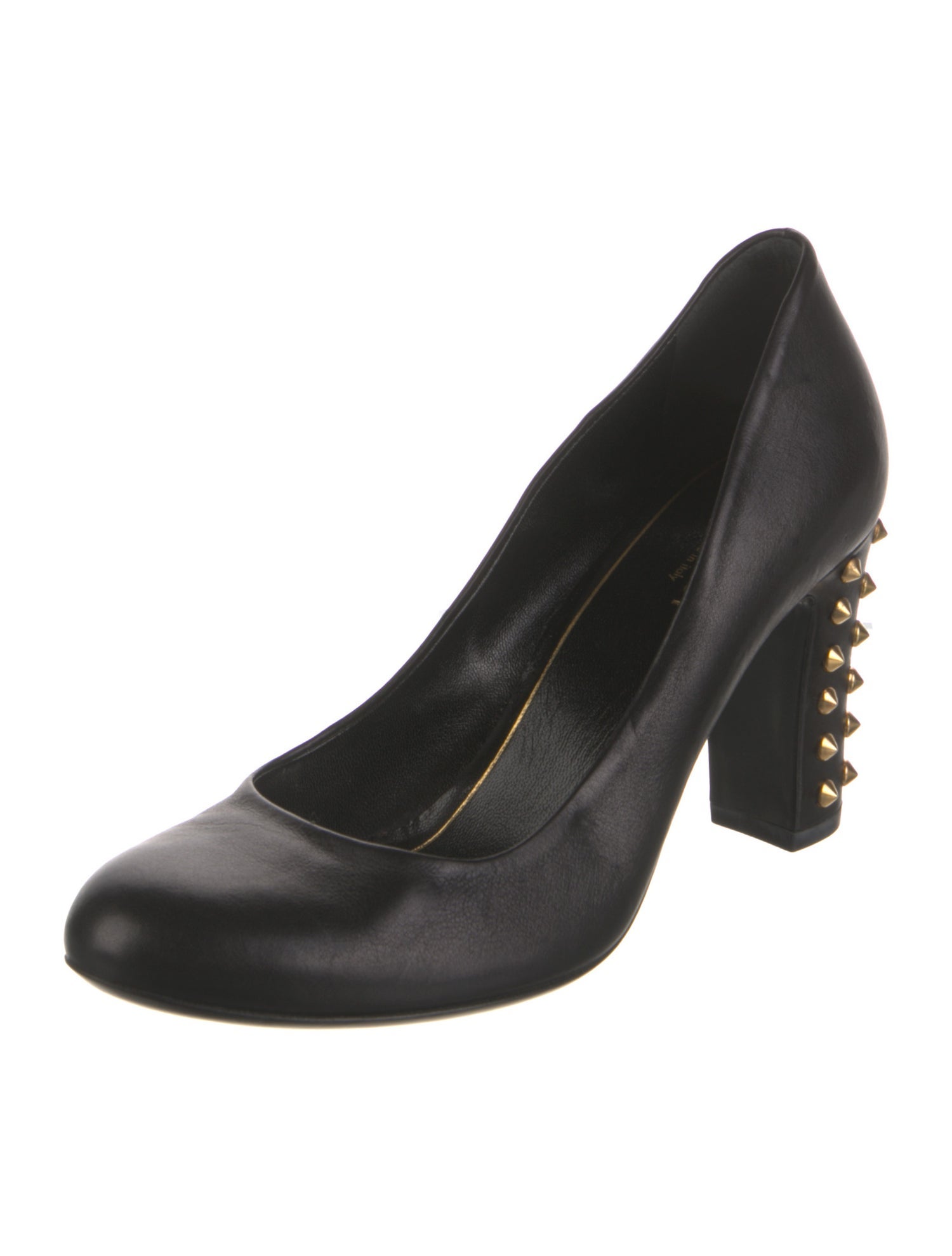 Gucci Leather Studded Accents Pumps