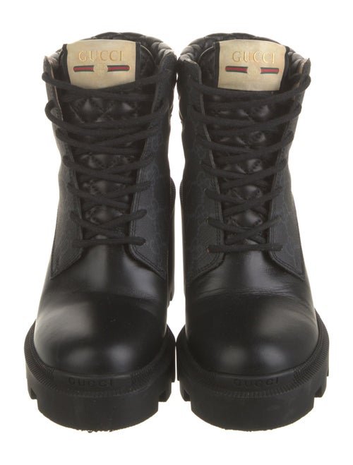 Gucci GG Supreme Combat Boots
