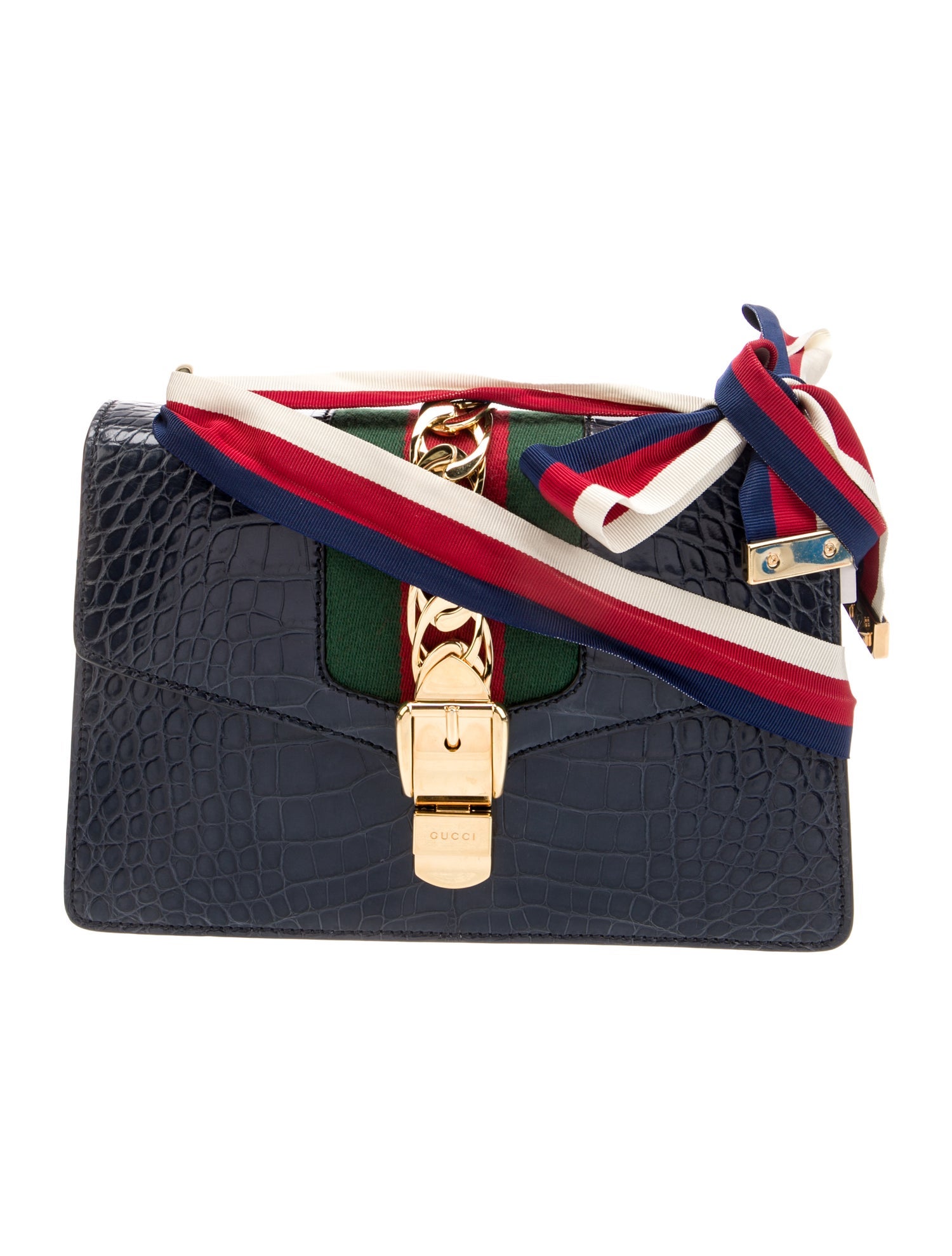 Gucci Crocodile Sylvie Medium