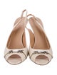 Gucci Leather Slingback Pumps