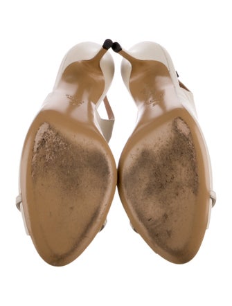 Gucci Leather Slingback Pumps
