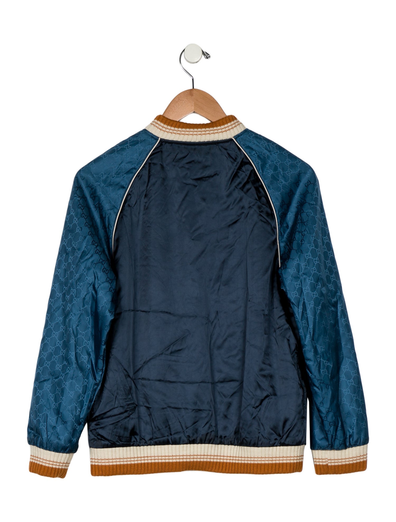 Gucci Boys' Nylon Monogram Varsity Jacket