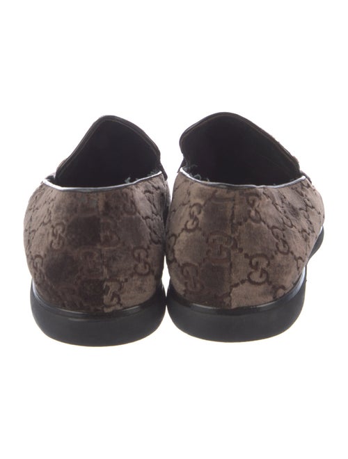 Gucci GG Logo Velvet Loafers