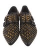 Gucci Leather Studded Accents Monk Straps