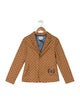 Gucci Boys' Monogram Pattern Blazer