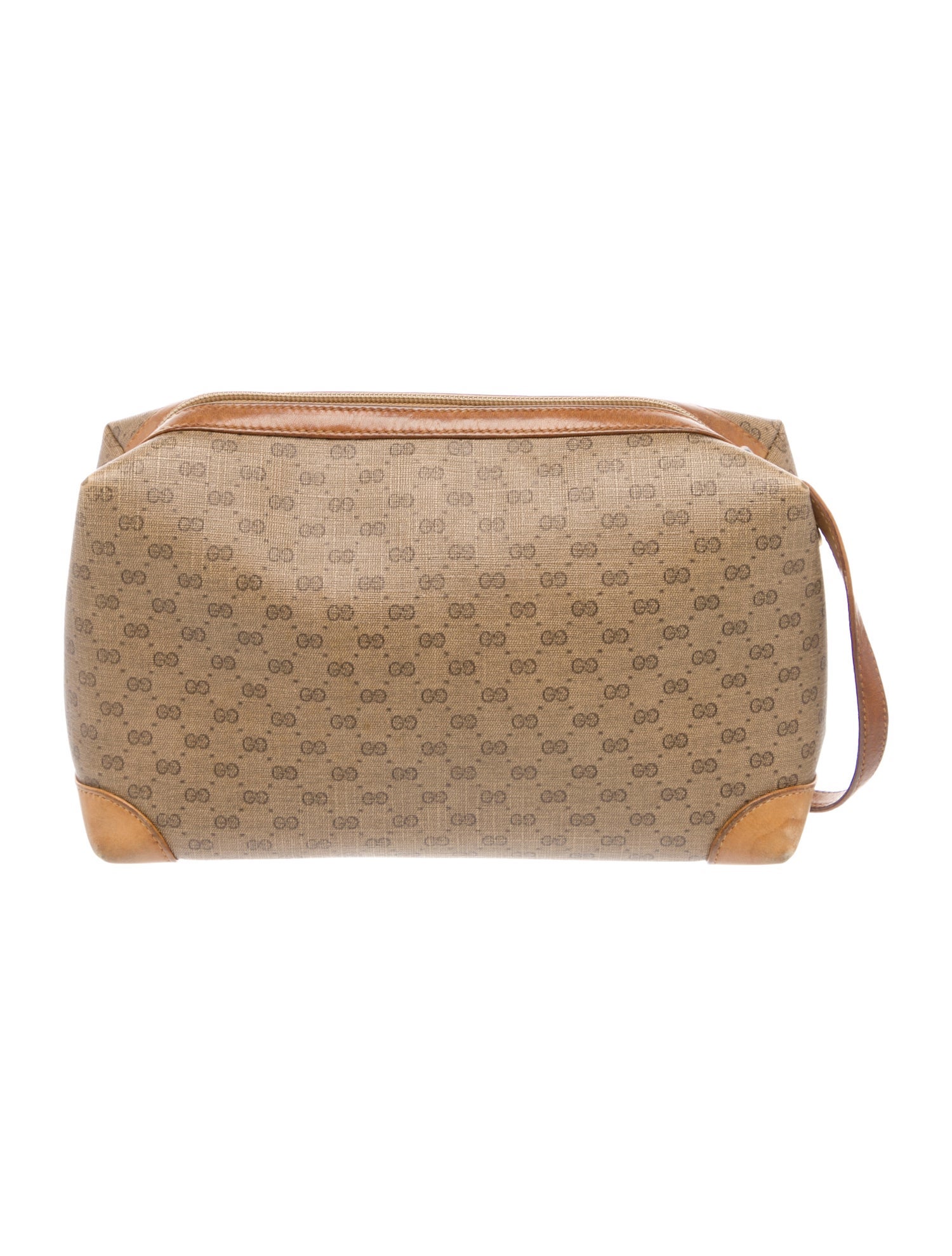 Gucci Women's coated canvas women's cosmetic bag