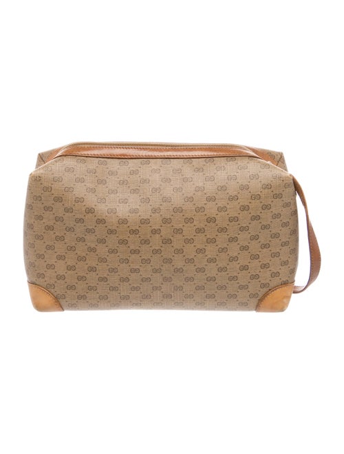 Gucci Women's coated canvas women's cosmetic bag