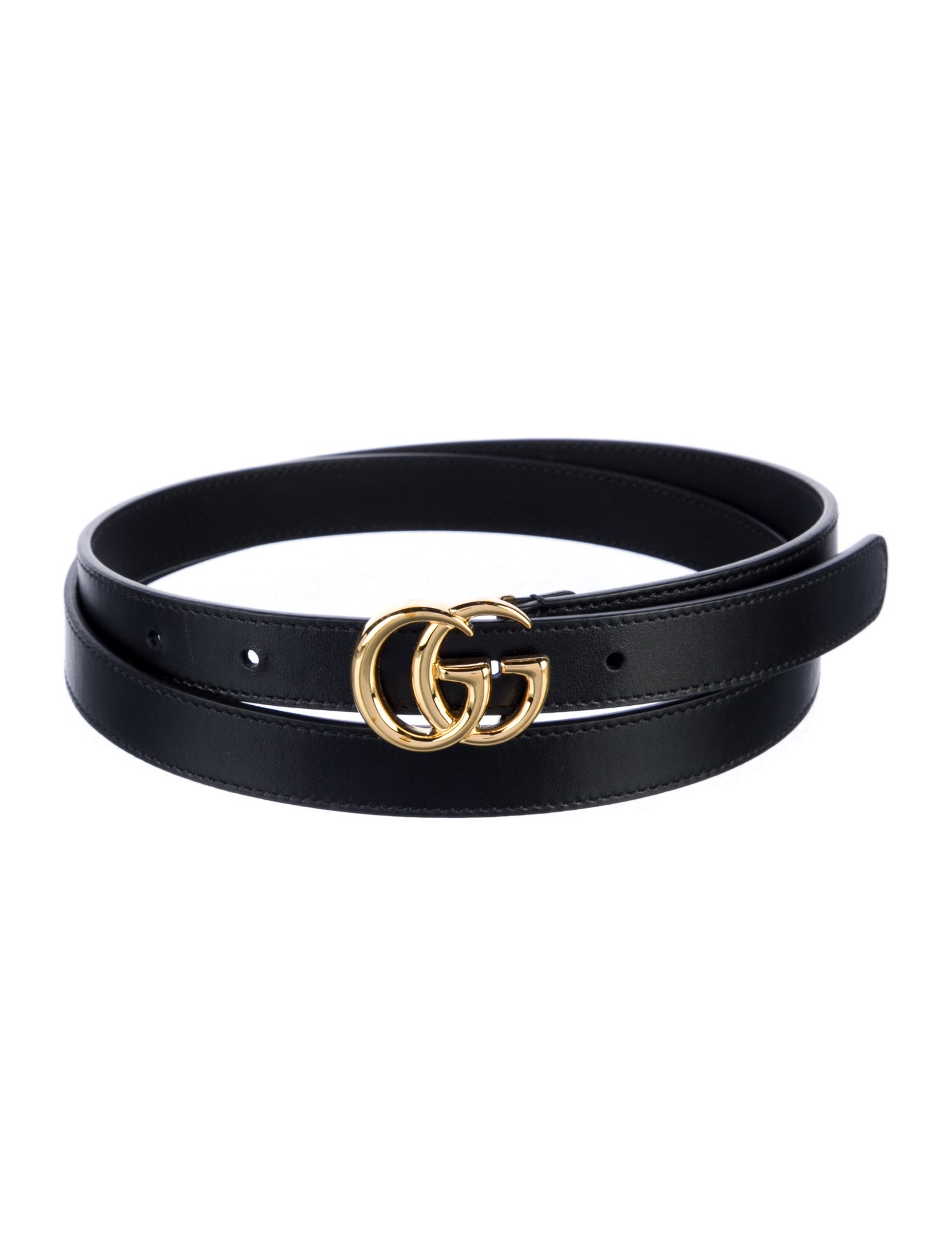 Gucci Skinny Leather Belt